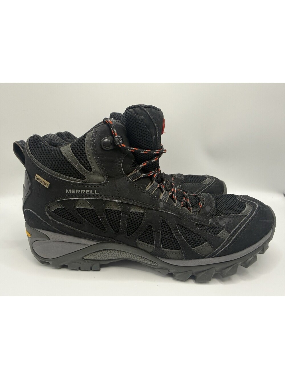 Merrell Siren Ventilator Mid GTX Waterproof Hiking Boots Womens Size 10.5 Black